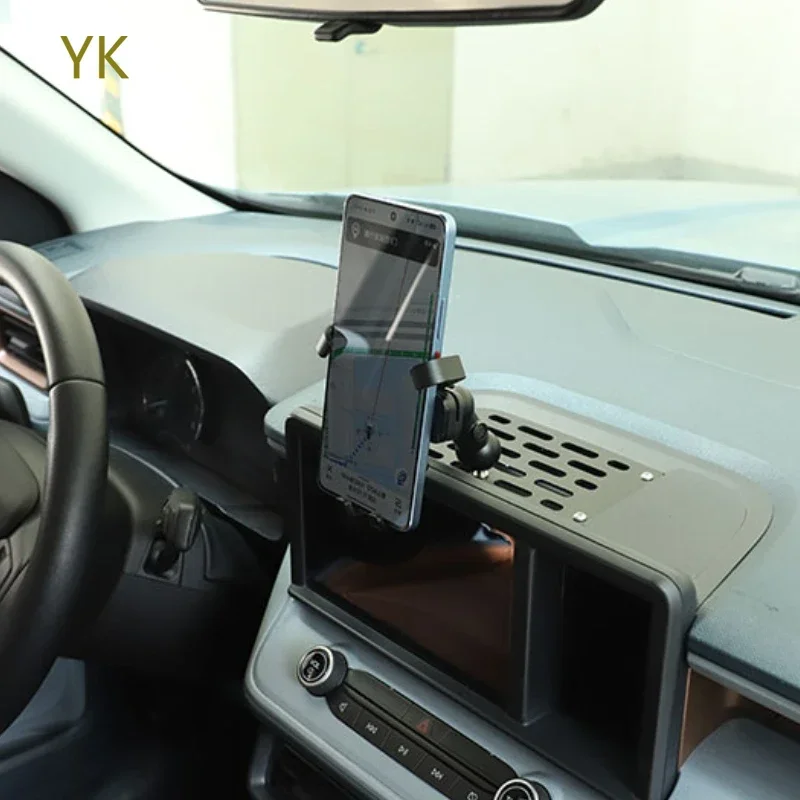 

For Ford Maverick 2022-2025 Interior Car Accessories Dashboard Navigation Screen Rear Phone Holder GPS Navigation Bracket