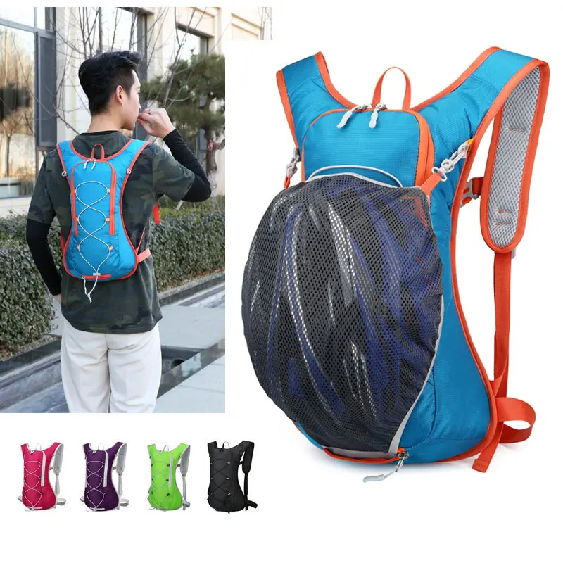 New Outdoor Bag Mountaineering Lightweight Anti-splashing Cross-country Running Backpack Cycling Helmet Sports Backpack Portable