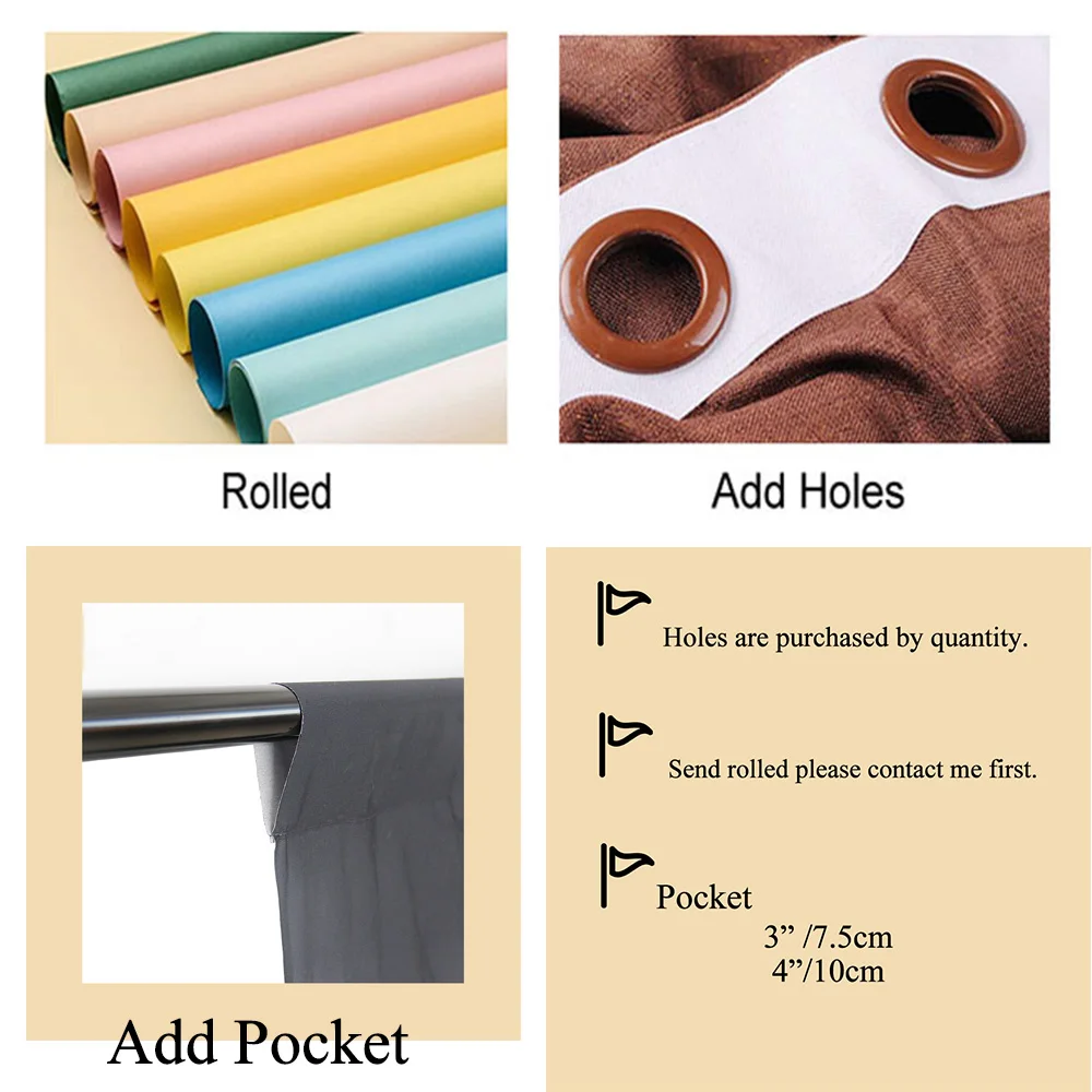 Mocsicka Choose Props for Value-added Services Plus Holes Pockets Photography Background Kit