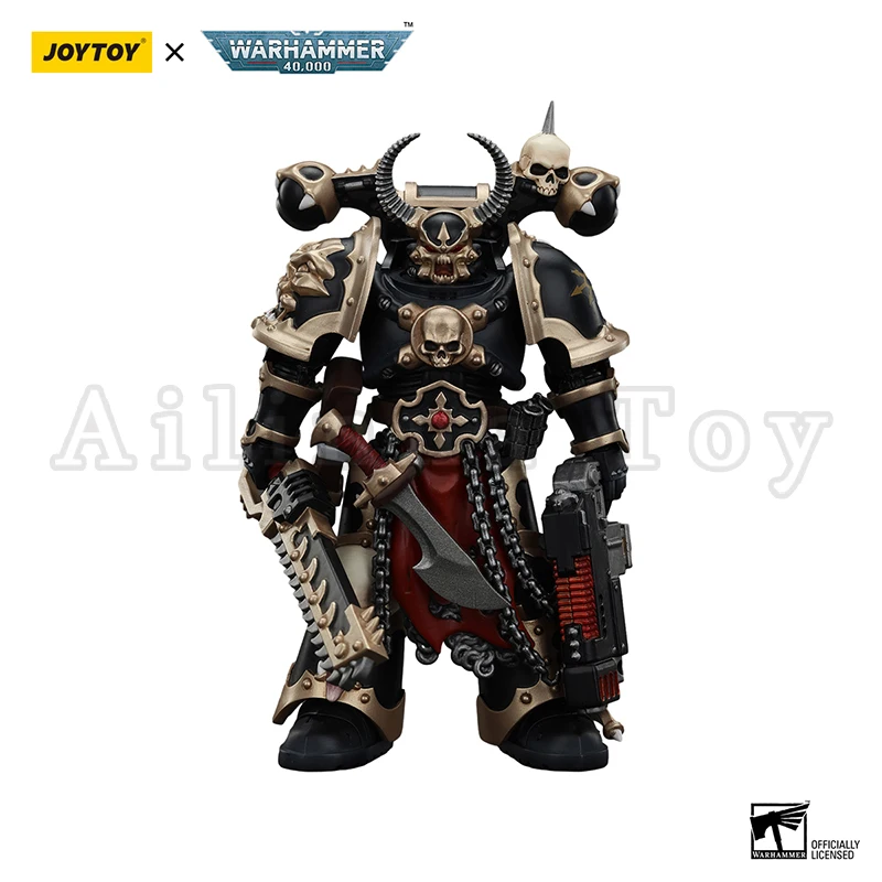 JOYTOY 1/18 アクションフィギュア 40K カオス スペースマリーン ブラック レギオン 選ばれたアニメ コレクション ミリタリー モデル