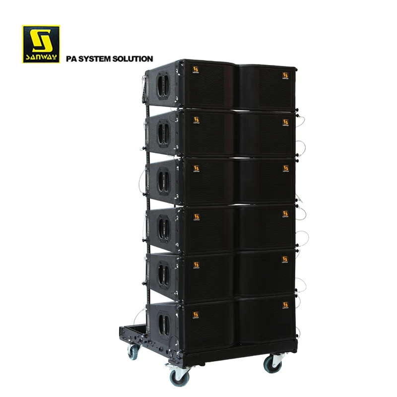 

LA208 Double 8 Inch 900W Amplifier Module Active Line Array Speaker