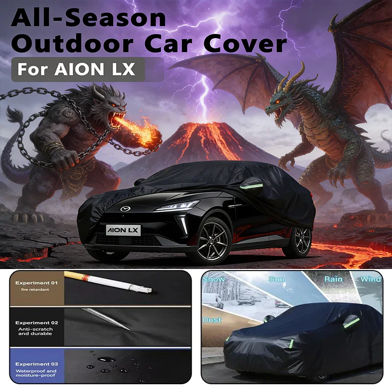 

Car covers for AION LX Outdoor Protection Full Car Covers Snow Cover Sunshade Waterproof Dustproof Exterior