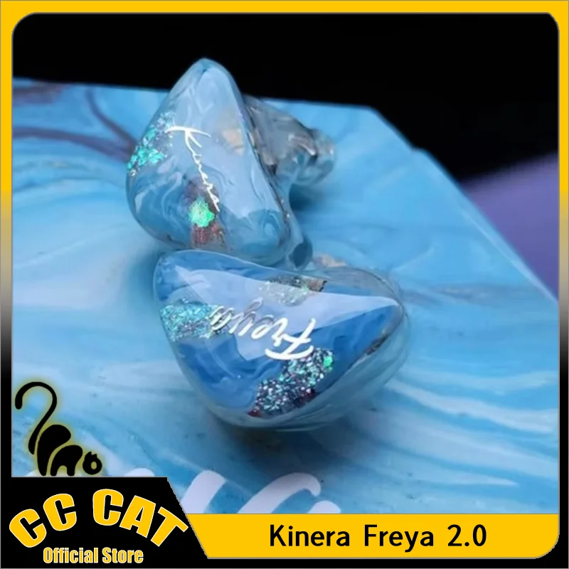 Kinera Freya 2.0 HIFI in-Ear Earphone 1DD+3 Knowles BA Hybrid Driver IEMs Custom Monitor Earbuds With Detachable 0.78mm 2pin