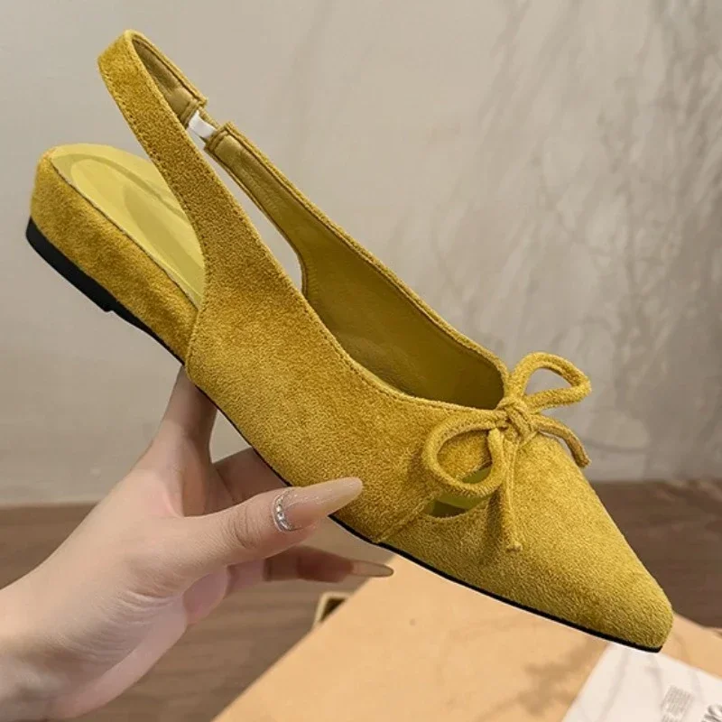 أشار تو النساء الصنادل القوس موضة أنيقة الشقق أحذية امرأة 2025 الصيف أحذية مصممين المشي مريحة لينة Zapatillas De Mujer #3