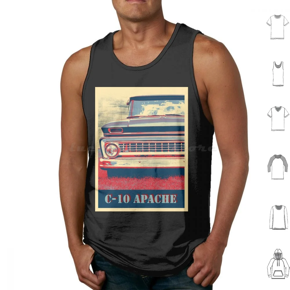 1963 C-10 , Apache Pickup 3 Tank Tops Vest Sleeveless 1963 C 10 Apache Pickup 1963 Classic Car Car C10 Chevy Pick Up Truck