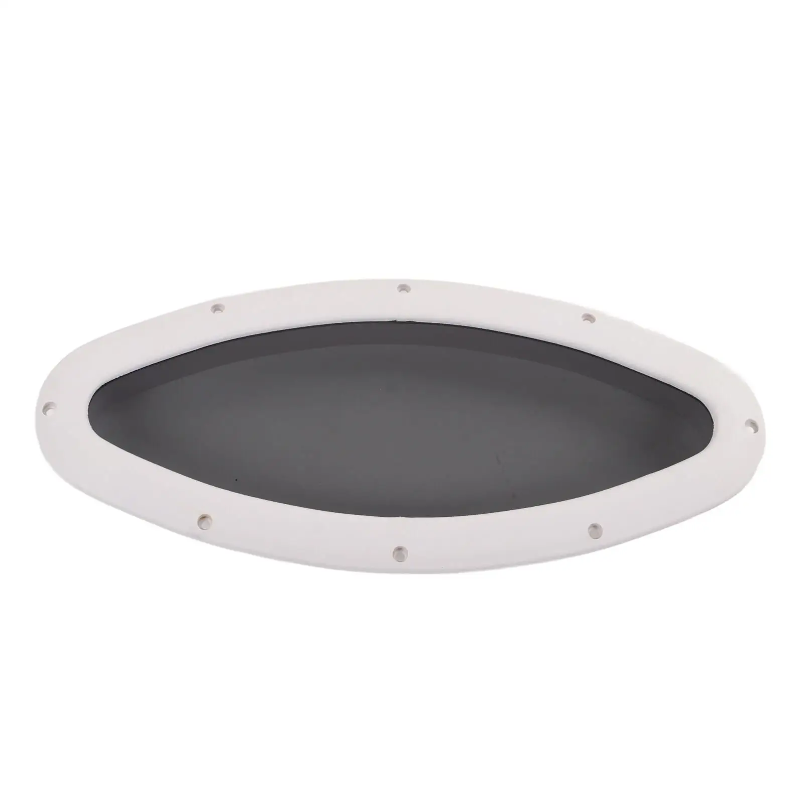 

Elliptical Porthole Window 465x200mm Impact Resistant for marine Porthole Waterproof Strong Anti UV for storeroom for boat