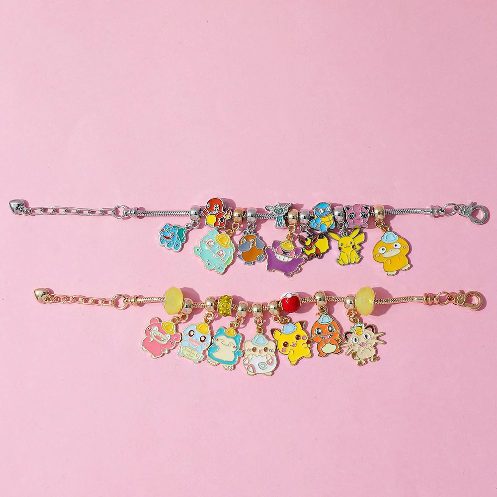 日本の漫画アニメポケモンキャラクターシリーズ DIY ビーズペンダントブレスレットブラインドボックスかわいい男性と女性のパーティーギフト