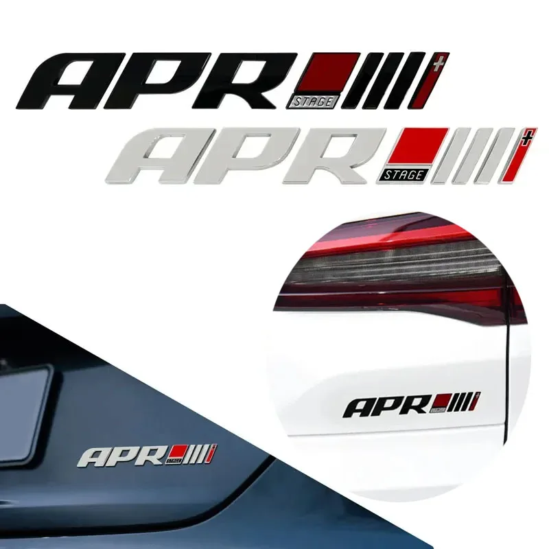 

3D APR Stage /// III + car Hood Fender trunk Rear Bonnet Emblem Badge Sticker for S3 S5 S6 TTS RS7 R20 R32 R36 MK4 MK6 MK7