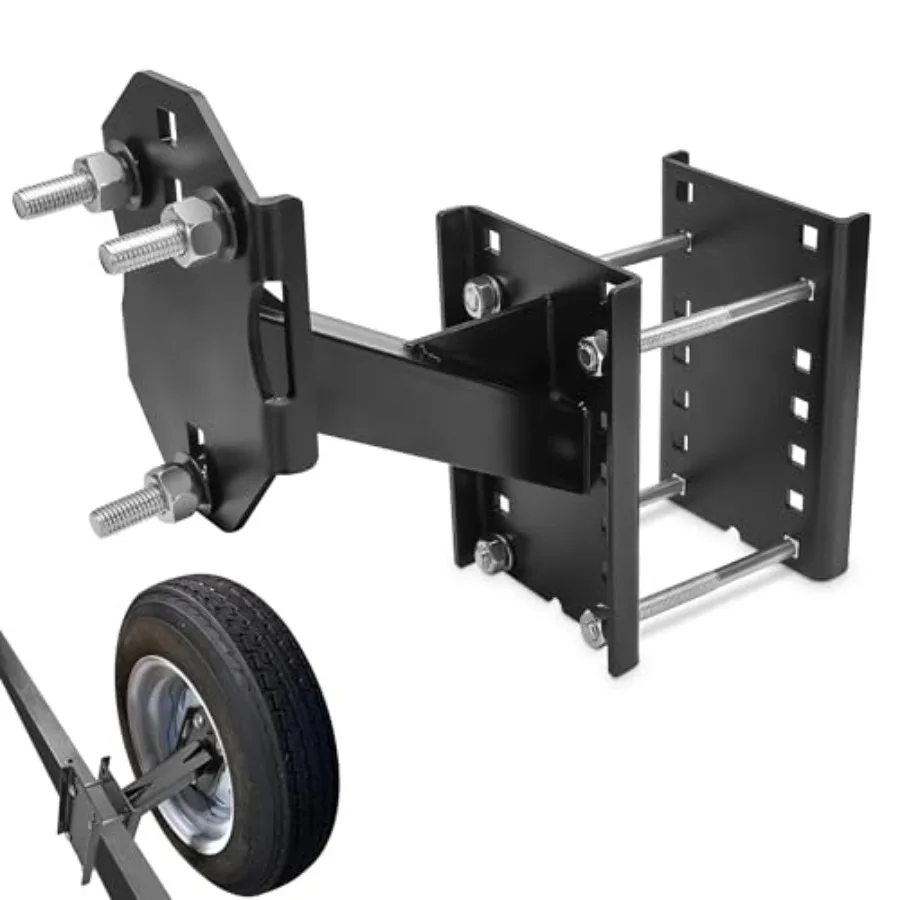 

Spare Tire Carrier Boat Trailer Spare Tire Mount Heavy Duty Tire Holder Bracket for Utility Trailer Tires Universal Fits 5x4.5