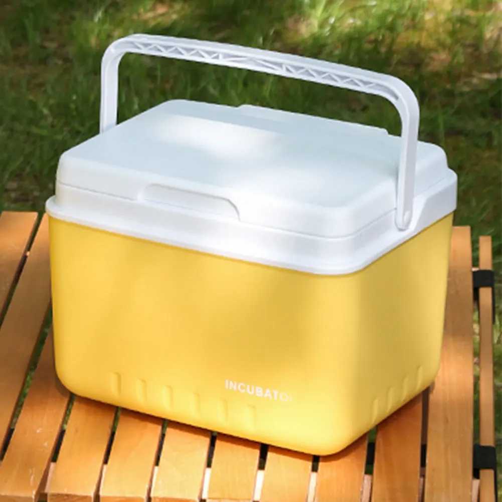 

6L Camping Cooler Box Multipurpose Insulated Ice Chest Portable Ice Bucket Outdoor Hard Cooler for Outdoor Use