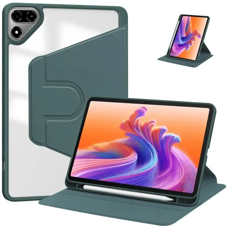 360° Rotation Case for Tecno Megapad 2 11 inch 2026 Cover Pencil Holder for Tecno Megapad 2 T1103 Horizontal/Vertical Stand