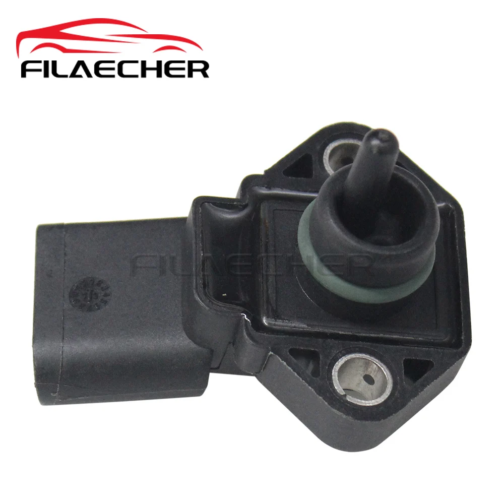 Manifold Abosolute Pressure MAP Sensor Fits For Volkswagen  Audi A2 A3 A4 A6 TT 1.2 1.4 1.8 T 1.9 Skoda 038906051 0281002177