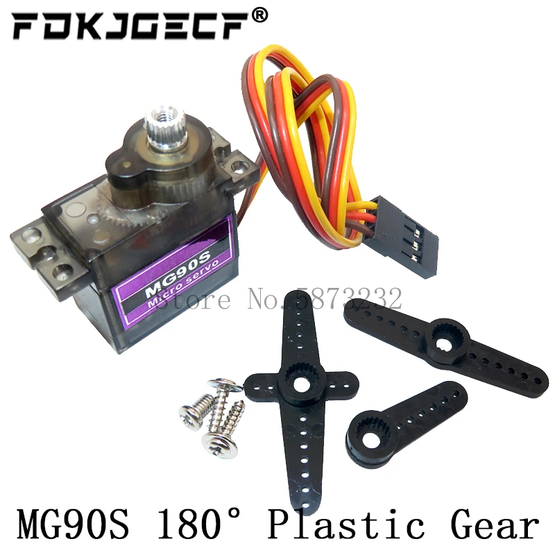 MG995 MG996 MG945 MG946 Servos servomoteur numérique à engrenages en métal haute vitesse 90 180 360 degrés pour robot de voiture RC Arduino kit de bricolage | ✓ Meilleur prix au Maroc