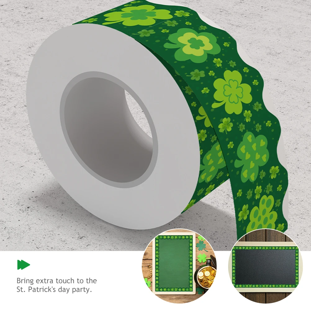 

1 Roll St Patricks Day Border Trim Bulletin Decor Party Paper St Patricks Day Classroom Borders Trim For Bulletin