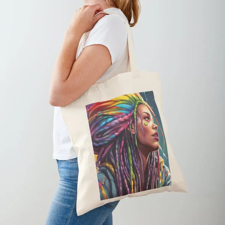 

Dreadlocks hair 5 Tote Bag bag luxury women Canvas Women's bag tote university