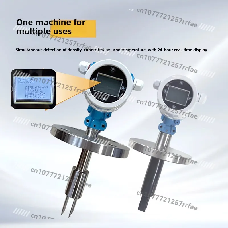 Liquid Online Tuning Fork Density Meter 316L Tester High Precision Insertion Industrial Concentration Meter