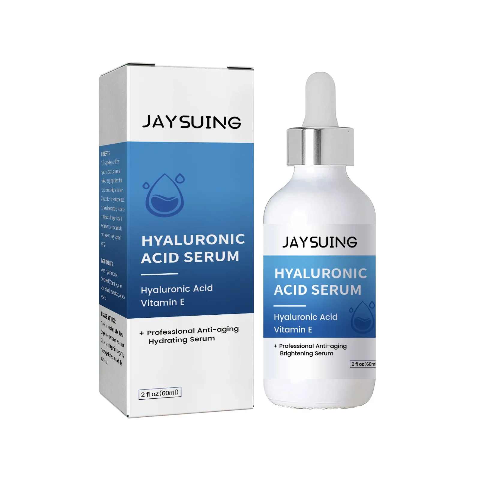 Hot Sale Jaysuing Hydrating Whitening and Rejuvenation hyaluronic Acid Essence reduces fine lines anti-aging and anti-wrinkle