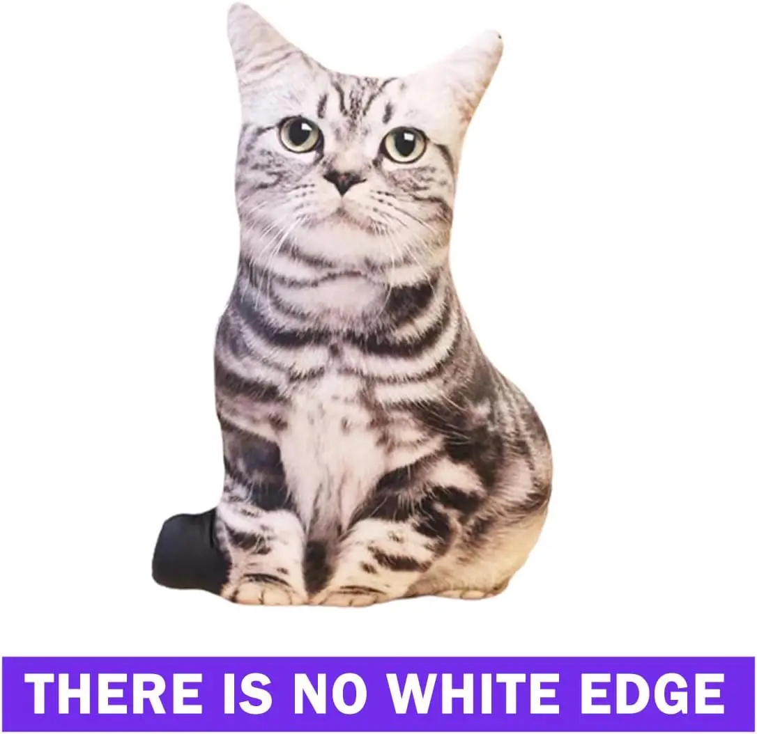 Personalisierte individuelle Kissen, Kissen und Sitzkissen in Katzen- und Hundeform, DIY-Sitzkissen für Geburtstage, Feiertage, Streiche