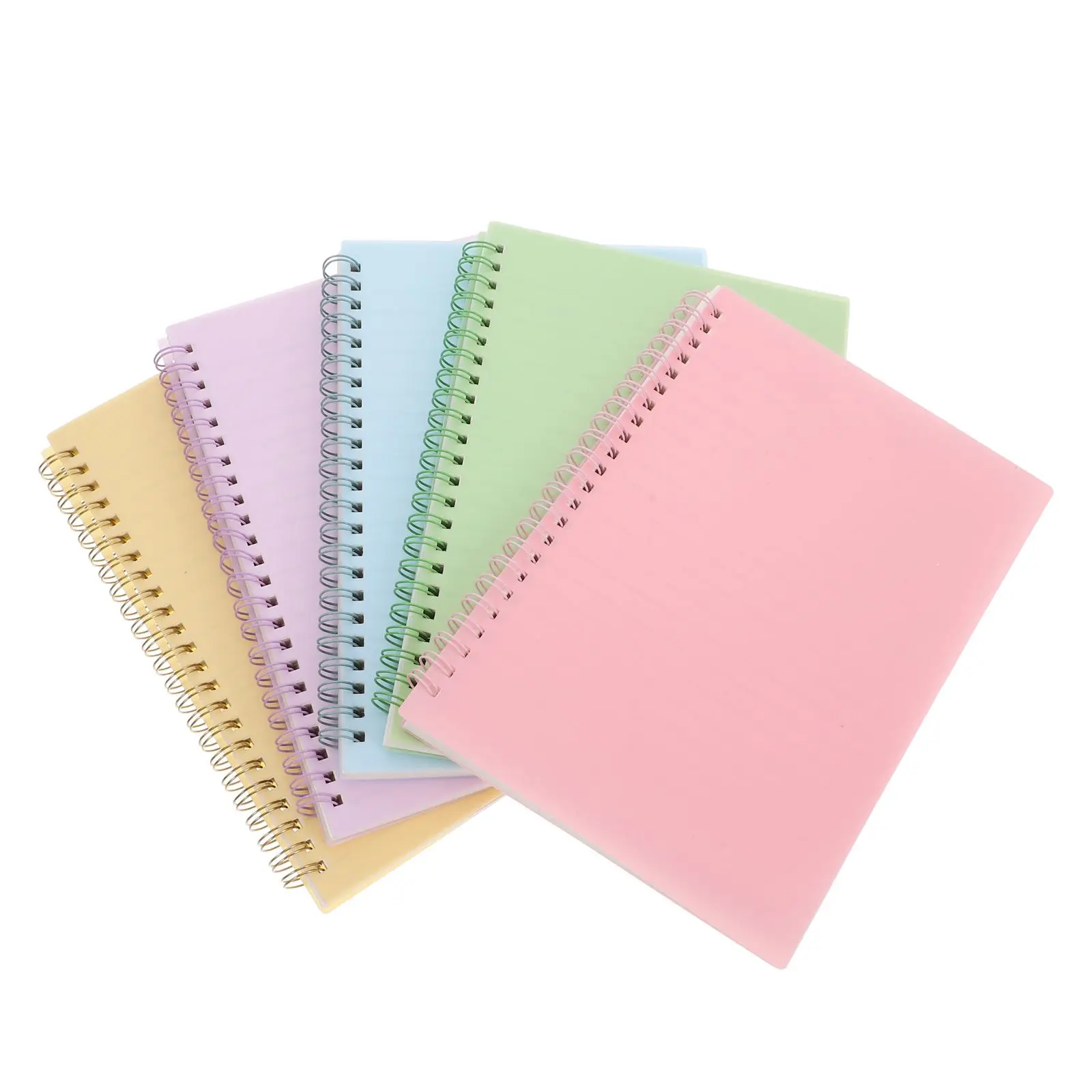 5 Pcs Loose-leaf Notebook The Diary College Spiral Journal Steel Wire Taking Supplies Notes Home