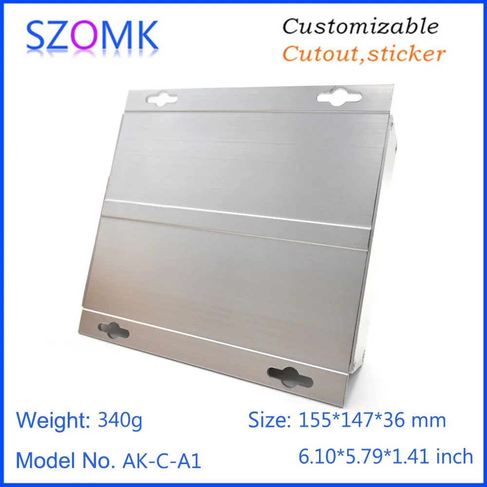 10Pcs/lot aluminum case junction box electronic box aluminium extrusion electronic eletronicos enclosure 36X147X155MM szomk box