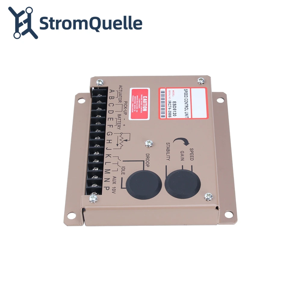 

ESD5120 Electronic Speed Control Board Speed Governor Regulator for Generators Essential Accessory Generator Parts Accessories