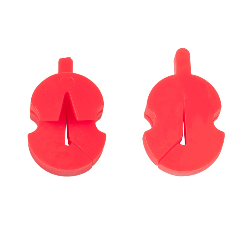 2PCS Quality Rubber Violin Mute Fiddle Silencer Violin Practice Mute Popular Orchestra Mute Fits 4/4 To 1/8 Size Violin Bridge