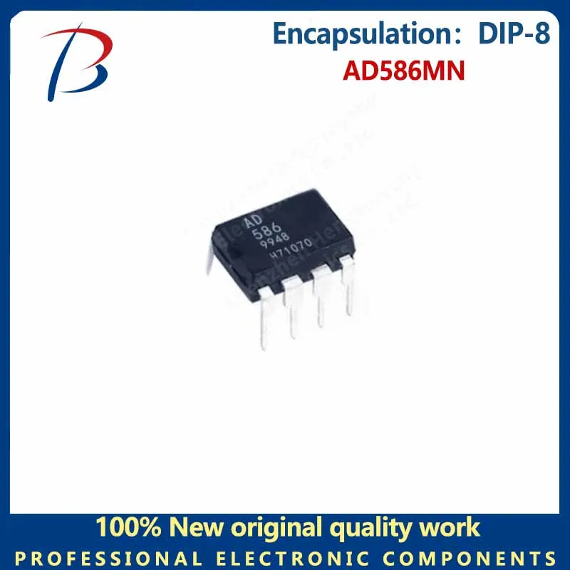 1pcs  The AD586MN is packaged with DIP-8 precision voltage reference 5.0V