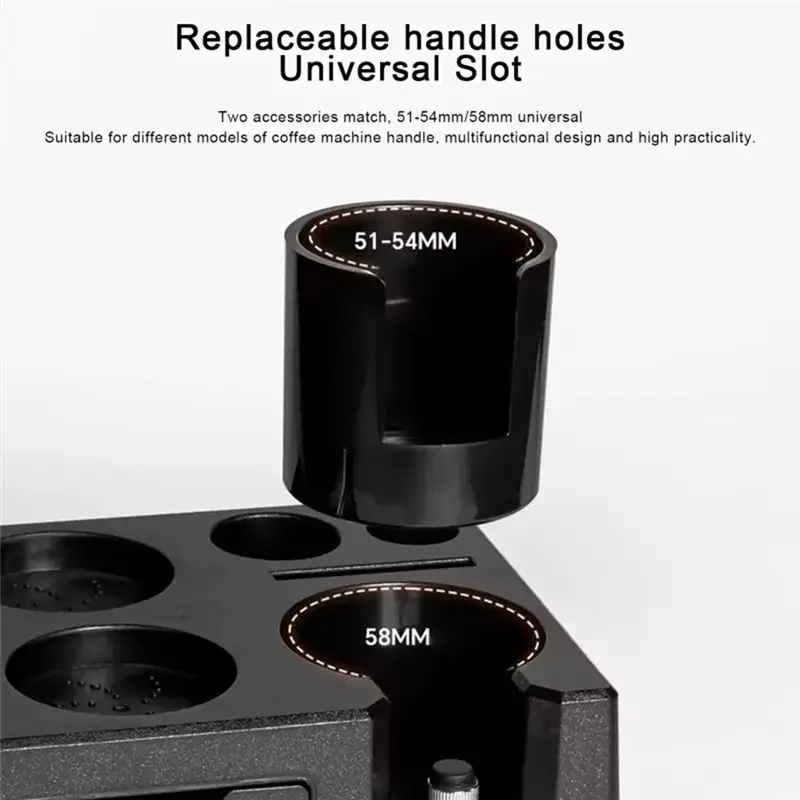 J1UL1N Espresso Tamper Holder Station Multifunctional Coffee Storage Box Coffee Accessories