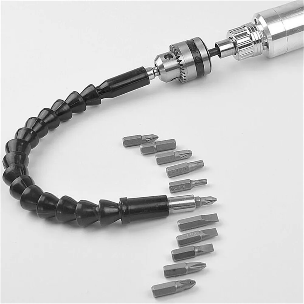 1pcElectric Drill Flexible Shaft Screwdriver Universal Shaft Hex Flex Electric Drill Extention Screwdriver Bit Holder tool part