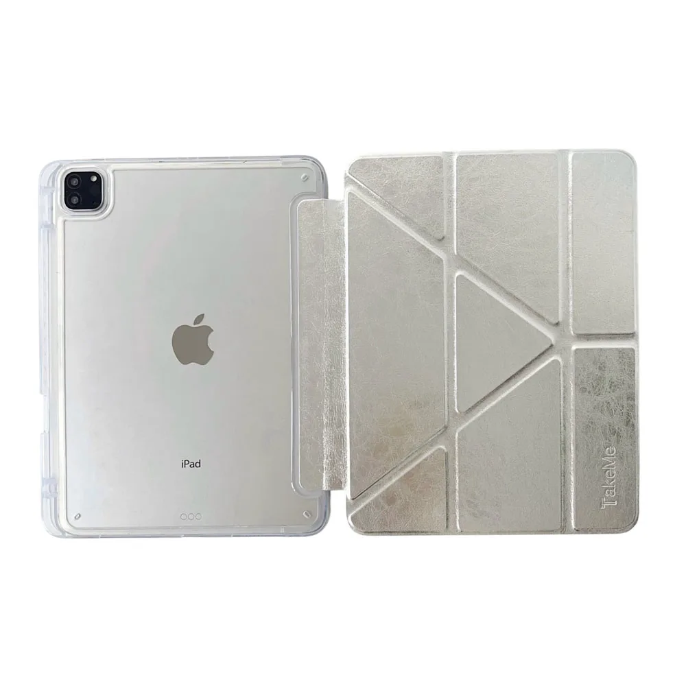 Schokbestendige tablethoes voor iPad 9,7 inch 5e 6e generatie Y-vouw achterkant beschermend compatibel met A1822 A1823 A1893 modellen