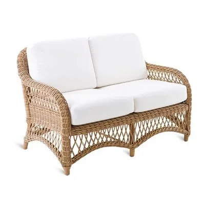 Modern comfortable polyethylene rattan sofa and dining table set for garden patio outdoor rattan waterproof dining furniture