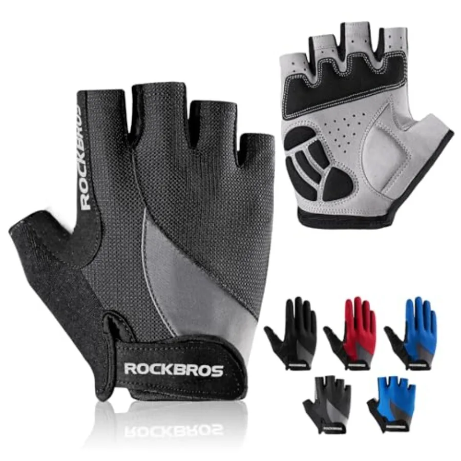 

Cycling Gloves for Men Women - Breathable Gel Pad Road Mountain Bike Gloves - Touch Screen Anti-Slip MTB Gloves for Cycling Wor