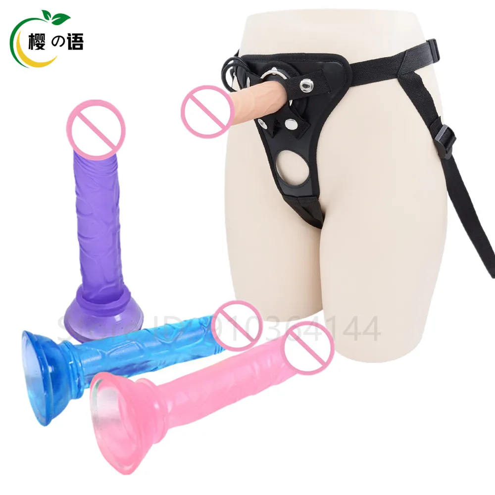 Wearable Strapon Penis Pants Adult Underwear Leather Panties Strap On Dildos Hardness Sex Toys For Women And Men Erotic Products