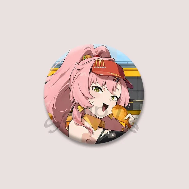 Zenless منطقة صفر دبابيس شخصية كرتونية نيكول غريس تأثيري شارة على ظهره التلبيب بروش الملابس والاكسسوارات هدايا الأصدقاء