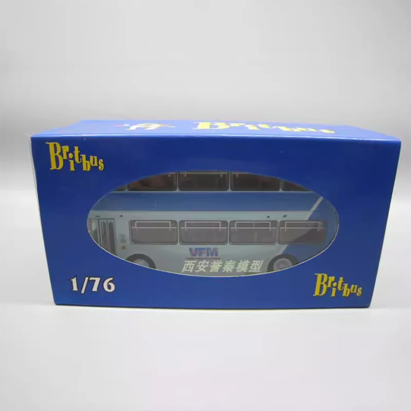 بريتبوس دييكاست الأصلي 1:76 مقياس لندن ذات الطابقين سبيكة حافلة نموذج جمع الديكور لعبة هدية تذكارية العرض