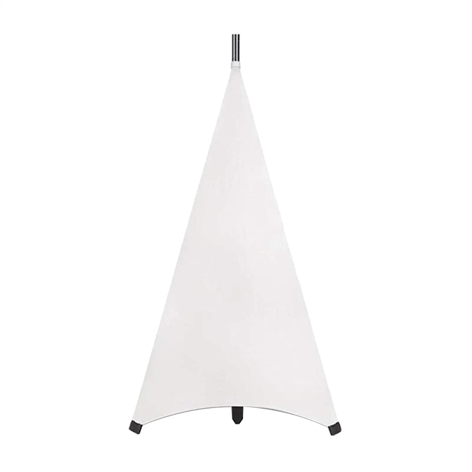 Wearproof Fabric Speaker Stand Cover Stretchable Double Sided DJ Scrim Tripod Stand Skirt for Stage Use