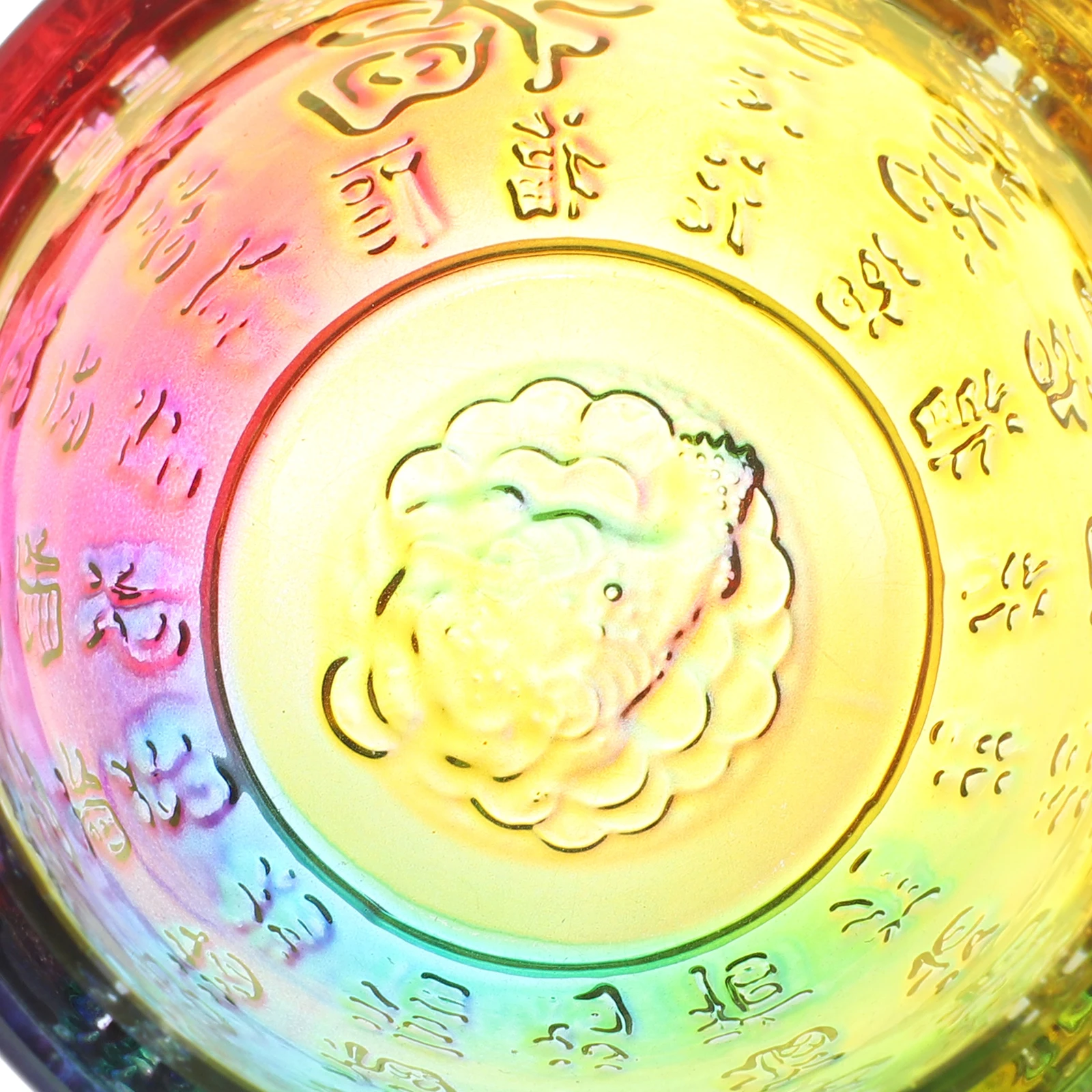 

Tabletop Crystal Chinese Style Wealth Basin Ornament Home Office Decorative Bowl Festival Gift Cornucopia Decoration