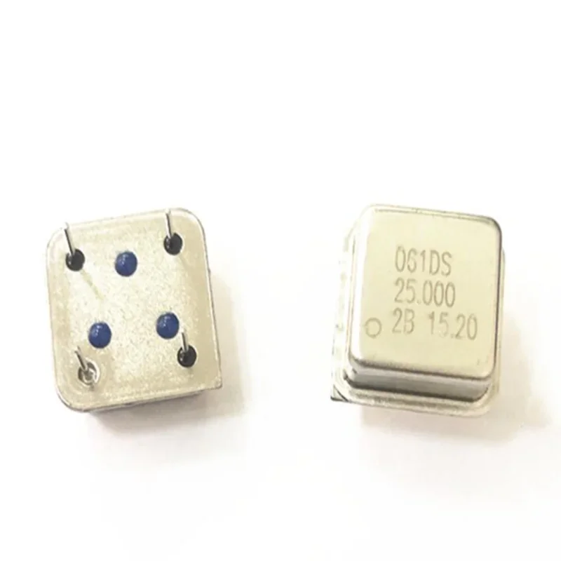 5pcs 1MHZ 2MHZ 4MHZ 6MHZ 8MHZ 10MHZ 12MHZ 20MHZ 25MHZ 40MHZ In-line Active Crystal Oscillator Clock Square Half Size DIP-4