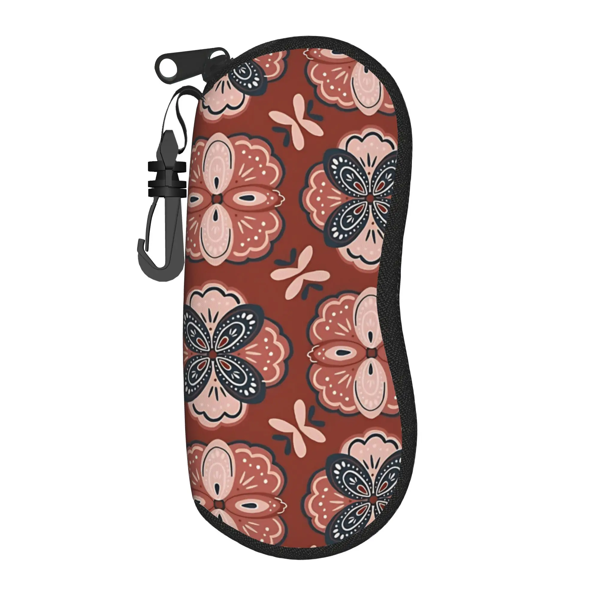 Bohemian  pattern Glasses Case  Portable Sunglasses Pouch Cute Pocket Glasses Box Male Female Eyewear Bag