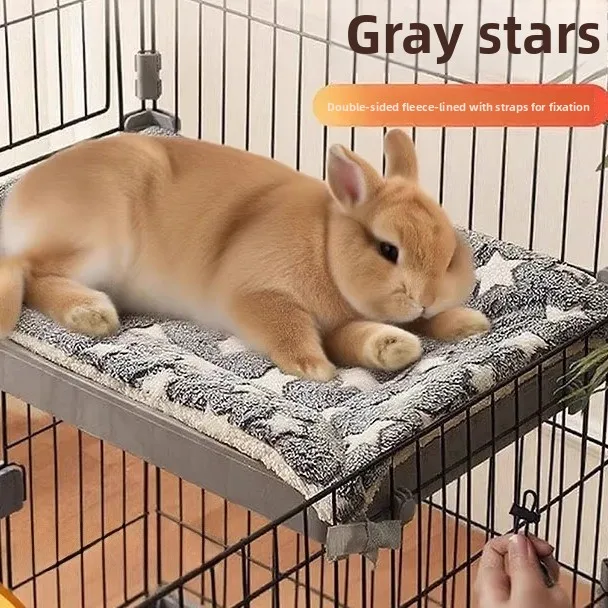 

Зимняя лежанка для животных Plu, подстилка для клетки для мелких животных, коврик для сна, кроличье гнездо, с хлопковым наполнителем, универсальная для всех сезонов, подстилка для собак