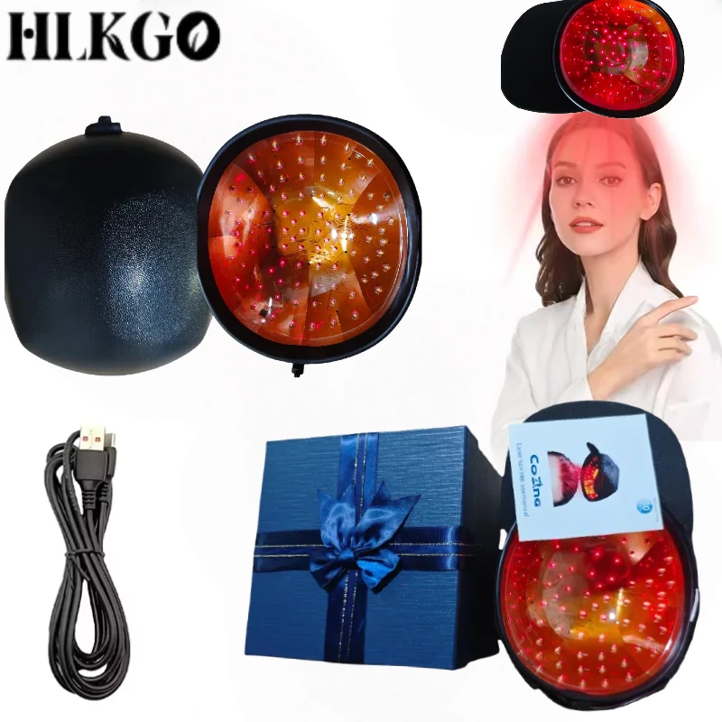 

650nm Low Level Laser Light Cap LLLT Hair Growth Device for Men & Women to Restore Fuller Hair
