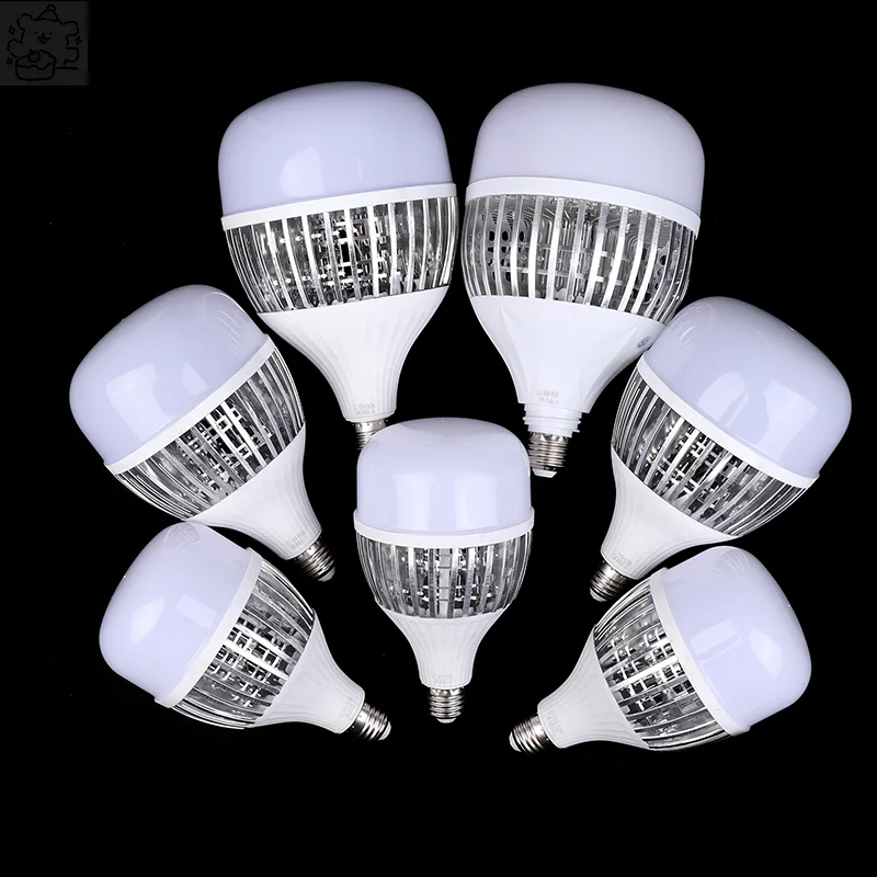 E27 LED High Power Bulb 50-300W AC220V Spotlight Energy saving light bulbs