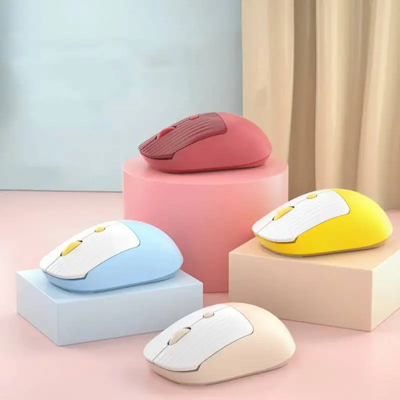 

Перезаряжаемая Bluetooth-мышь Type-C 2,4 ГГц, беспроводная двухрежимная игровая мышь, эргономичная портативная офисная мышь для ПК, ноутбука, подарки