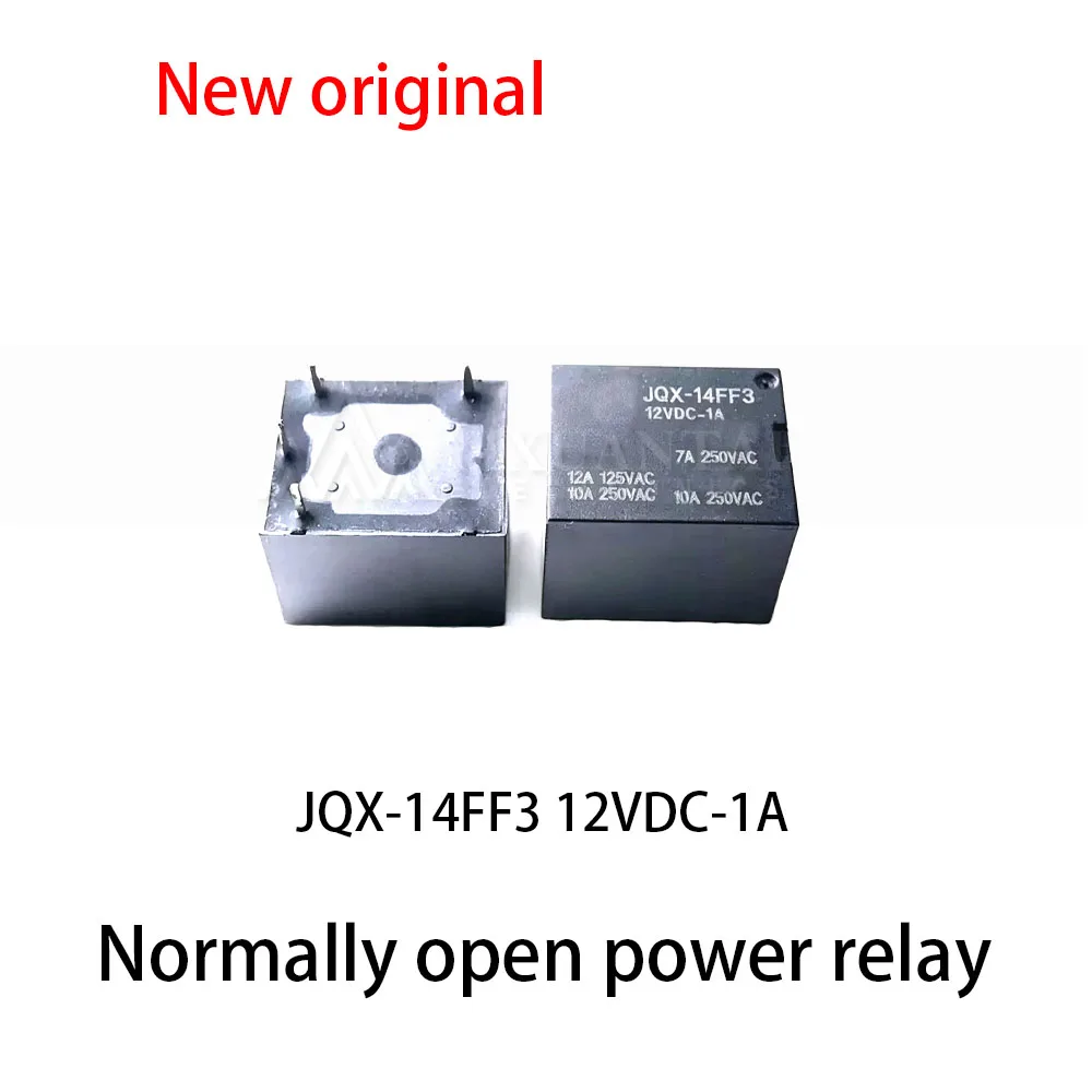 (5pcs~10pcs) 100% New relay JQX-14FF3 12VDC-1A Power relay 10A 12VDC 4-pin normally open