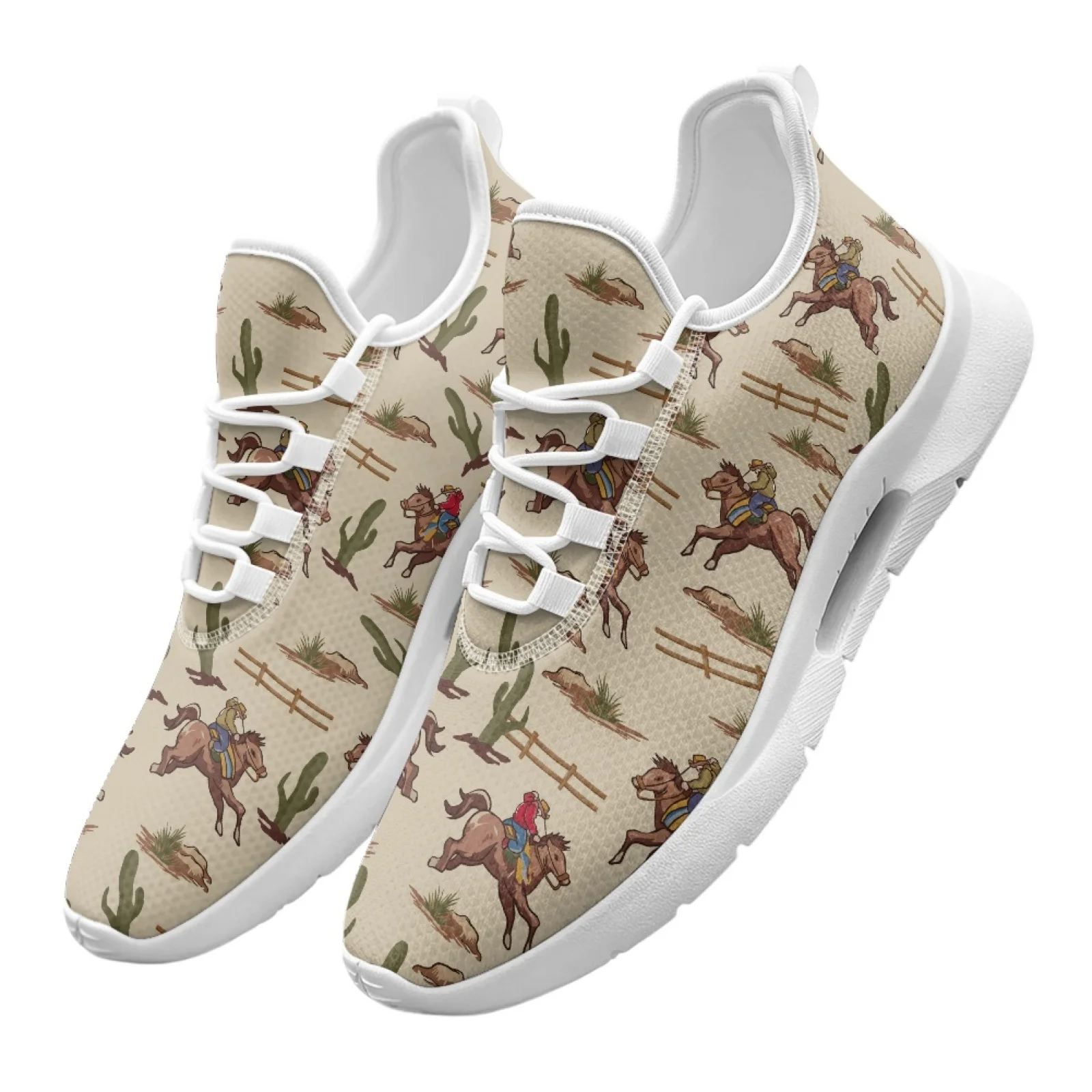 XIXIRIMIDO Lace-up Casual Shoes Mens Sneakers Comfortable Mesh Breathable Walking Shoe Women's Lightweight Sneaker Soft Cowboy