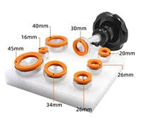 8pcs/set Watch Back Soft Glue Case Cover Opener + 1pc Watch Case Opener kit for Watch Part Repair Tools for Watchmaker