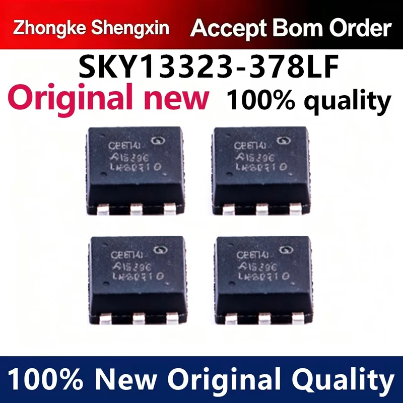 （5pcs-100pcs）Direct shooting SKY13323-378LF DFN-6-EP original factory single pole double throw switch RF chip IC