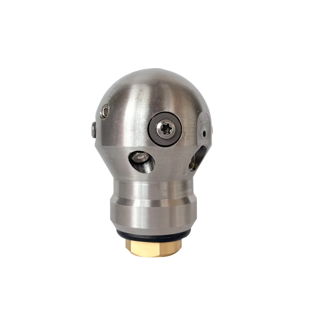 New CS High Quality Rotating Ball Stainless Steel Warthog Bulb Type Jet Nozzle 3/8