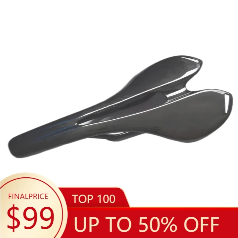 

3K Ultralight Carbon Saddle Bicycle Racing Seat Wave Road Bike Saddle for Men Sans Cycling Seat Mat Bike Spare Part