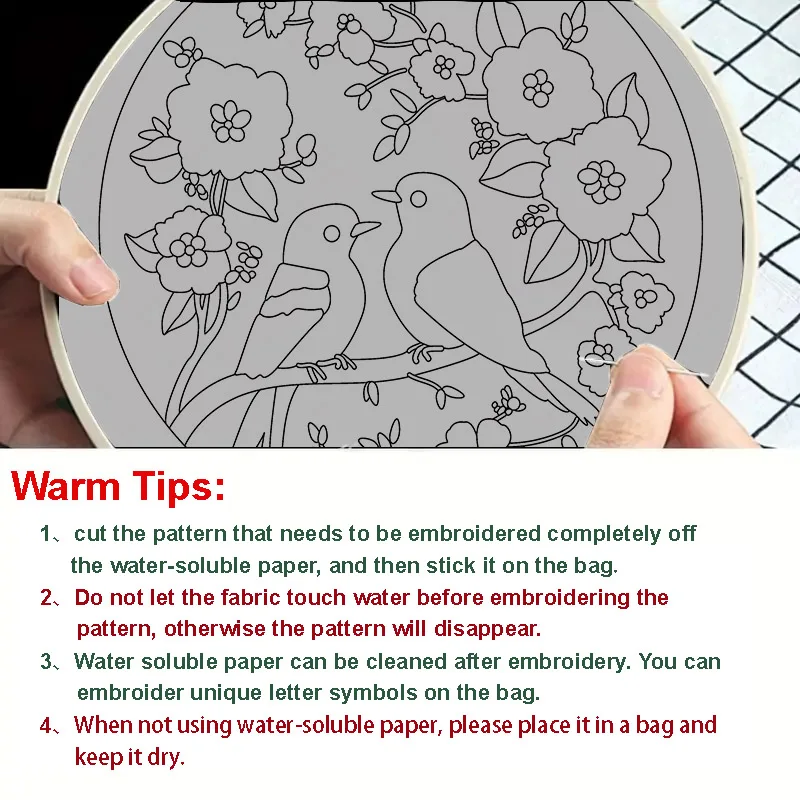 الوردي الطيور حقيبة التطريز كاتب كيت DIY كيت الخياطة الفن إبرة الفن الحرفية اللوحة